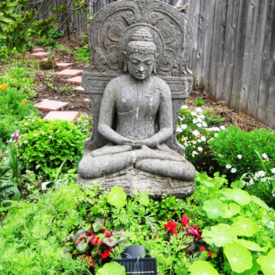 Buddha in the garden