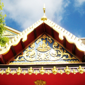 Thai temple roof