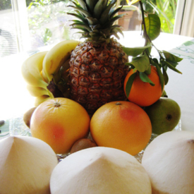 Fresh fruit platter